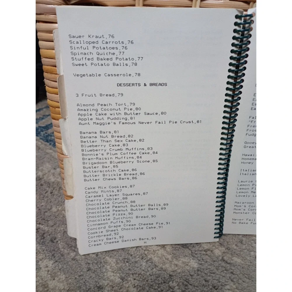 Vtg Spiral Cookbook Grand Olde‎ Players Omaha, Nebraska Community Theater 1980s